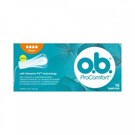 o.b. Pro Comfort Super hygienické tampóny duopack 2x16ks