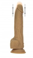 Naked Addiction realistické dildo s diaľkovým ovládaním, 23 cm