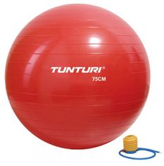 Tunturi Gymnastická lopta 75 cm červená