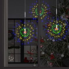 Vidaxl Vonkajší vianočný LED ohňostroj, rôzne farby 20 cm, 140 LED