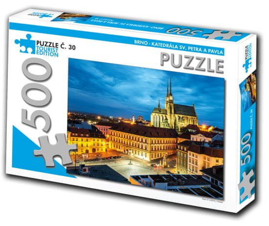 Tourist Edition Puzzle Katedrála sv. Petra a Pavla, Brno 500 dielikov (č.30)