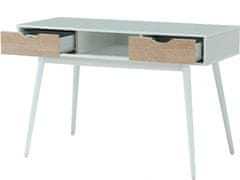 Danish Style Pracovný stôl Lenie, 120 cm, biela