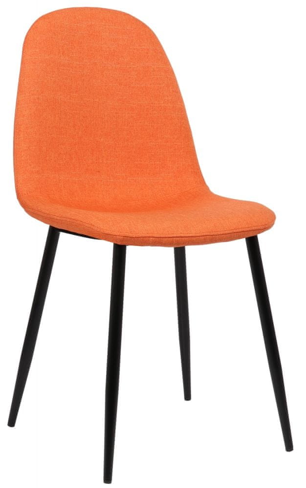 BHM Germany Jedálenská stolička Napier, textil, oranžová