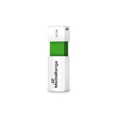 MediaRange USB 2.0 kľúč 32GB, "zelený"; MR973