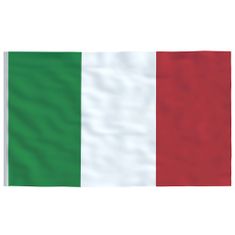 Vidaxl Talianska vlajka a stĺp 6,2 m hliníkový