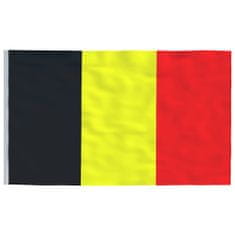 Vidaxl Vlajka Belgicka a tyč 5,55 m hliník