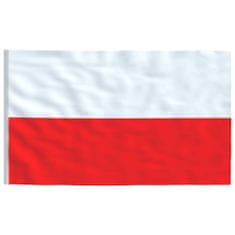 Vidaxl Vlajka Poľsko 90x150 cm