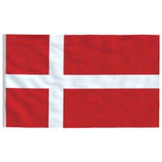 Vidaxl Vlajka Dánsko 90x150 cm
