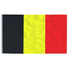 Vidaxl Vlajka Belgicka a tyč 6,23 m hliník