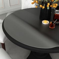 Vidaxl Chránič na stôl, matný Ø 90 cm, 2 mm, PVC