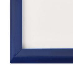 Vidaxl Fotorámiky na stôl, koláž 5 ks, modré 10x15 cm, MDF