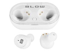 Blow Slúchadlá BLOW Earbuds BTE100 Bluetooth 5.0, biela