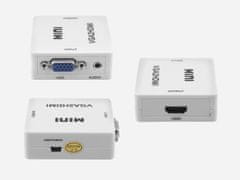 LTC Prevodník MINI VGA2HDMI VGA + Audio do HDMI