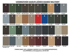 Kamuflážní barvy 2-K Polyuretanová kamuflážna MILITARY farba v spreji 400ml, matná, NATO ZELENÁ
