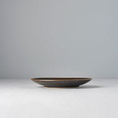 MIJ Plytký predjedlový tanier Black Pearl 17 cm