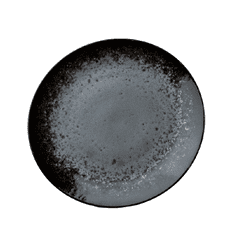 MIJ Veľký plytký tanier Black Pearl 29 cm
