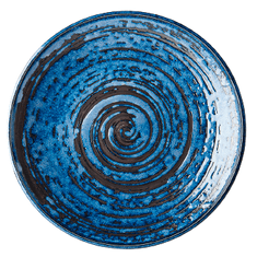 MIJ Plytký tanier Copper Swirl 25 cm