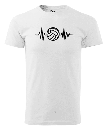 Fenomeno Pánske tričko - Tep(volejbal) - Biele Veľkosť: S
