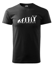 Fenomeno Pánske tričko - Evolúcia posilňovanie - Čierne Veľkosť: 4XL