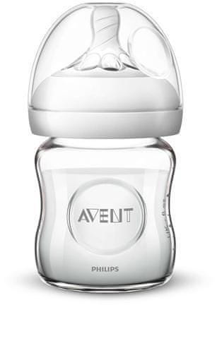 Philips Dojčenská sklenená fľaša Avent Natural 125 ml