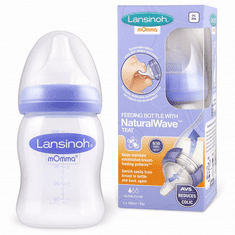 Lansinoh Dojčenská fľaša s NaturalWave cumľom 1x160 ml