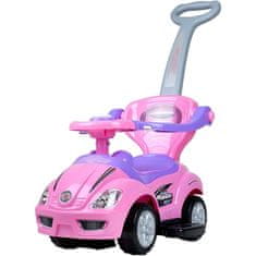 Baby Mix Detské Jazdítko 3v1 Bayo Mega Car pink