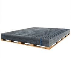 Vidaxl 2D plotové panely, 2,008 x 1,03 m, 4 m, sivé