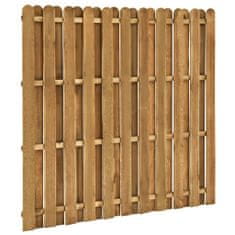 Vidaxl Plotový panel, borovicové drevo 180x170 cm