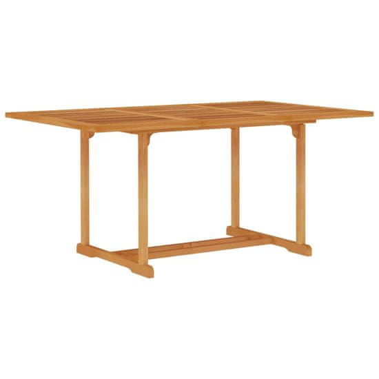 Vidaxl Záhradný stôl 150x90x75 cm tíkový masív