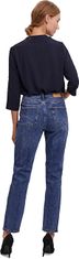 Vero Moda Dámske džínsy VMBRENDA Straight Fit 10252980 Dark Blue Denim (Veľkosť 30/32)