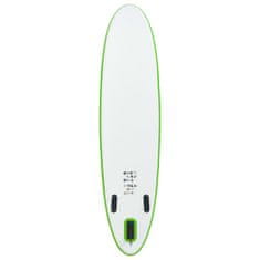 Vidaxl Nafukovací Stand up paddleboard, zeleno biely