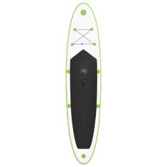 Vidaxl Nafukovací Stand up paddleboard s plachtou zeleno-biely