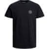 Pánske tričko JJESHARK Stan dard Fit 12205286 Black (Veľkosť 6XL)