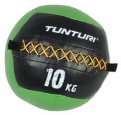 Lopta pre funkčný tréning TUNTURI Wall Ball - zelený 10 kg