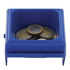 Rottner Cash plastový mincovník modrý | | 8.5 x 4.5 x 9.5 cm
