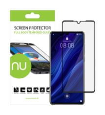 Nuvo Ochranné sklo NUVO na Huawei P30 čierne, N-SKL-HU-P30-CIE