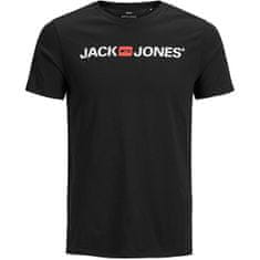 Jack&Jones Plus Pánske tričko JJECORP Regular Fit 12184987 Black (Veľkosť 3XL)