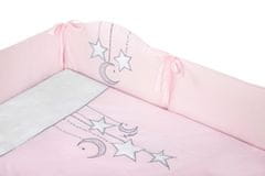 BELISIMA 3-dielne posteľné obliečky 100/135 ružová