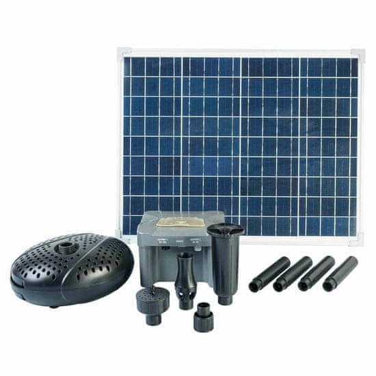 Petromila vidaXL Ubbink SolarMax 2500 Sada so solárnym panelom, čerpadlom a batériou