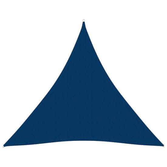 Vidaxl Tieniaca plachta oxfordská látka trojuholníková 3,6x3,6x3,6m modrá