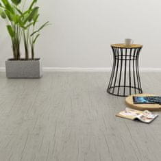 Vidaxl Samolepiace podlahové dosky 4,46 m2, 3 mm, PVC, vyblednutý dub