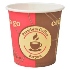 Vidaxl 1000 ks Jednorazové poháre na kávu papierové 120 ml (4 oz)