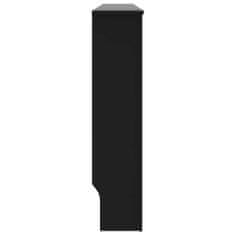 Vidaxl Kryt na radiátor, čierny 172x19x81 cm, MDF