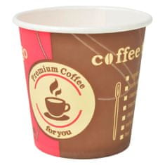 Vidaxl 1000 ks Jednorazové poháre na kávu papierové 120 ml (4 oz)