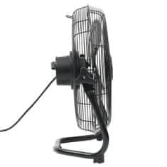 Vidaxl Podlahový ventilátor 3 rýchlosti 45 cm 60 W čierny