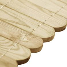 Vidaxl Trávnikový lem zelený 120 cm impregnované borovicové drevo