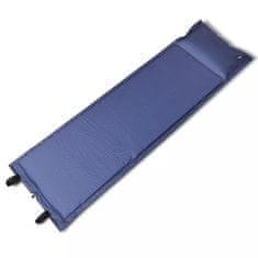 Vidaxl Modrá samonafukovacia karimatka 185 x 55 x 3 cm (pre jedného)