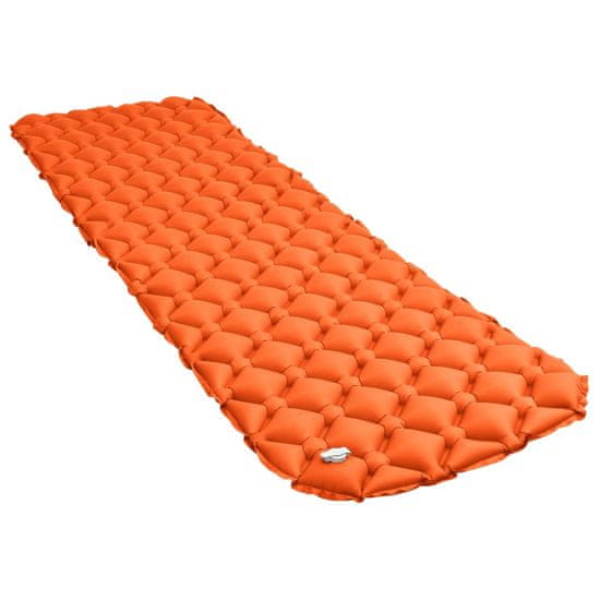 Vidaxl Nafukovací matrac oranžový 58x190 cm
