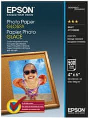 Epson Photo Paper Glossy, 10x15 cm, 500 listov, 200g/m2, lesklý (C13S042549)