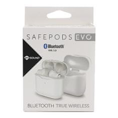 Meliconi Slúchadlá , 497415 WH SAFE PODS EVO, bezdrôtová, Bluetooth 5.0, True Buds, nabíjacie púzdro, farba biela